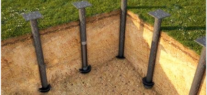 погружение винтовых свай